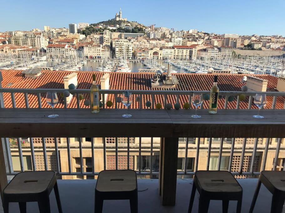 Le Belvedere Du Vieux-Port - Amazing View Marseille Bagian luar foto