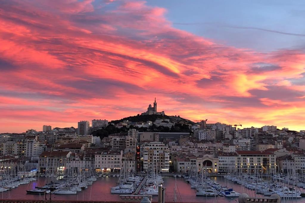 Le Belvedere Du Vieux-Port - Amazing View Marseille Bagian luar foto